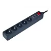 Gembird SPG5-C-5 power extension 1.5 m 5 AC outlet(s) Black
