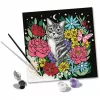 Paint-by-number kit Ravensburger CreArt Pixie Cold Cat (model 25855) – canvas painting set