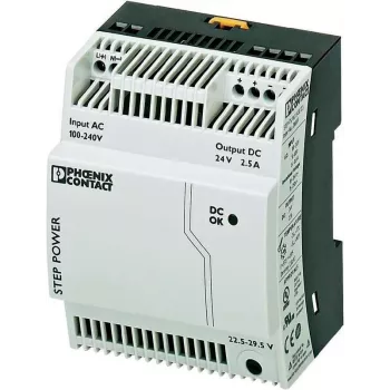 Phoenix STEP-PS/ 1AC/24DC/2.5 Power Supply 60 W Grey (2868651)