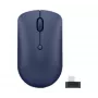Wireless optical mouse Lenovo 540 RF, ambidextrous, 2400 DPI, 2.4 GHz USB‑C receiver, blue