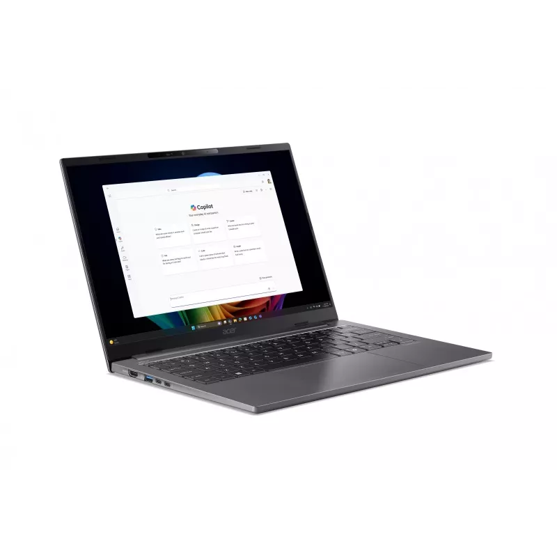 Laptop Acer TravelMate P4 TMX414-51-TCO 14 inch WUXGA IPS, Intel iU5, 32GB RAM, 512GB SSD, Wi‑Fi 7, Windows 11 Pro, 3-year Onsite NBD
