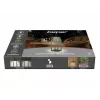 Rechargeable lantern Beper P207ILI102 in Corten finish, portable battery-powered lamp