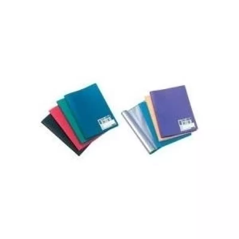ELBA Memphis Display Book, 30 Pockets, Assorted Colours, A4, PP, with Labelling Tab - 10 Pack (15602921)