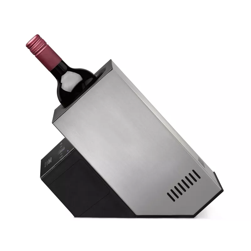 Caso | Wine Cooler | WineCase Deluxe Stainless Steel | Bottles capacity 1 | Black/Silver
