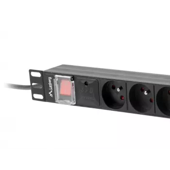 Power Distribution Unit Lanberg PDU-08E-0200-BK