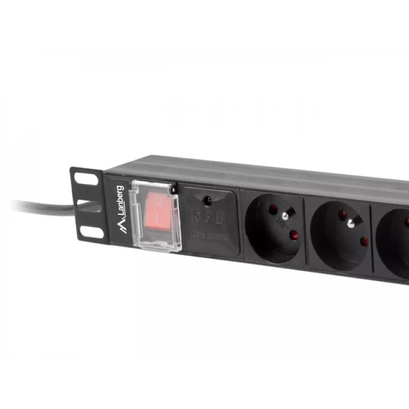 Power Distribution Unit Lanberg PDU-08E-0200-BK