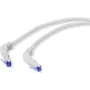Renkforce RF-4892520 RJ45 Network Cable, Patch Cable CAT 6a S/FTP 20.00 m Grey (RAL 7035) 90° nach Downward angled 1 pc(s) (RF-4892520)