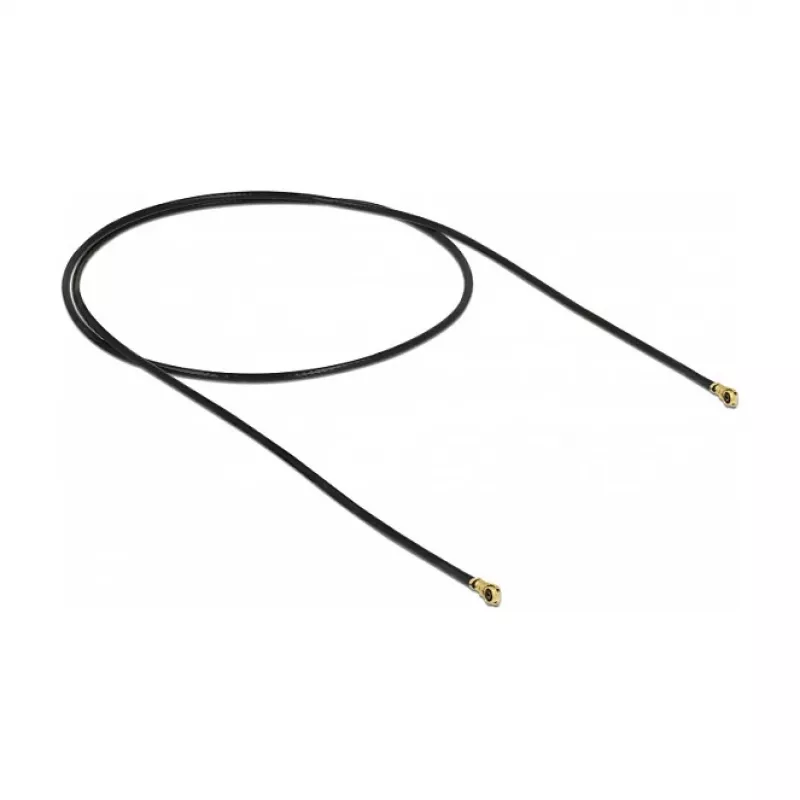 Coaxial Cable DeLOCK 89645 0.4m MHF IV HSC MXHP32 Black Gold