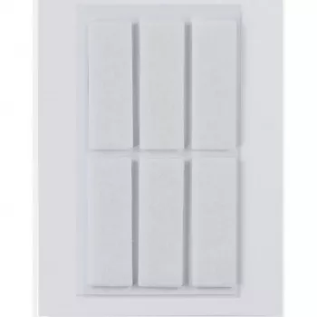 HERMA 15186 self-adhesive label Rectangle White 15x45mm 6 pcs