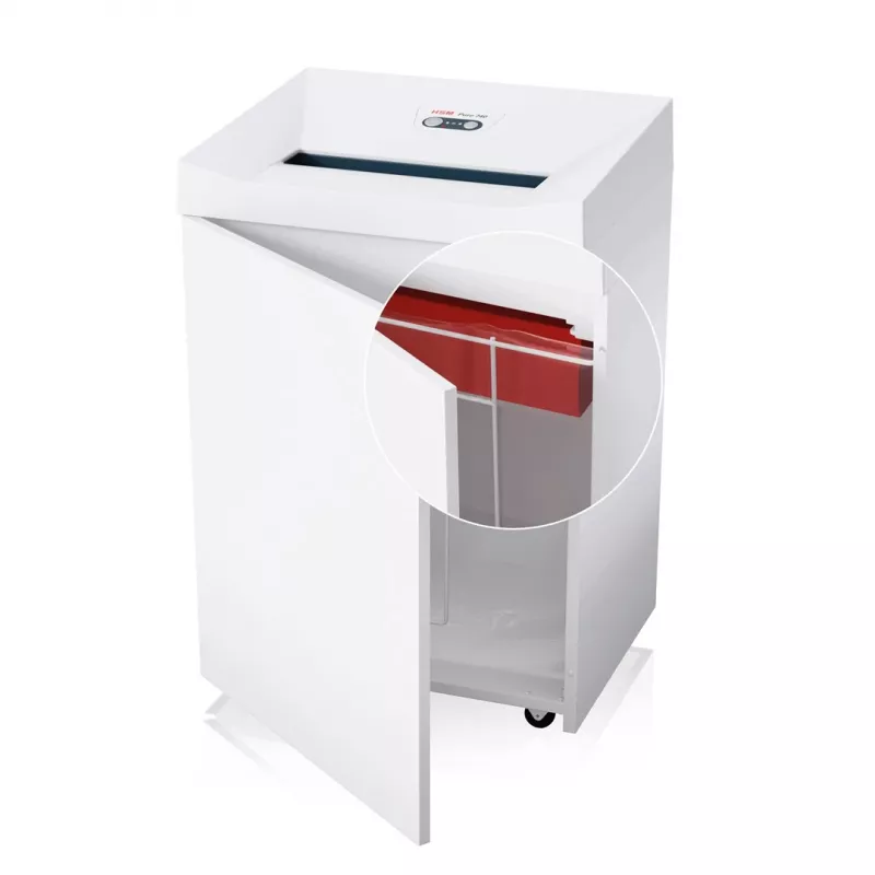 Shredder HSM Pure 740 Strip Cut 3.9 mm, 400 mm working width, shreds CDs and credit cards