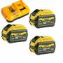 Battery & charger set DeWalt DCB118X3 — Li‑Ion 9 Ah battery with charger