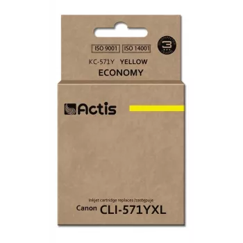 Actis KC-571Y Ink (replacement for Canon CLI-571Y; Standard; 12 ml; yellow)