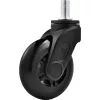 Castor wheels Sharkoon SW10 Black PU plastic