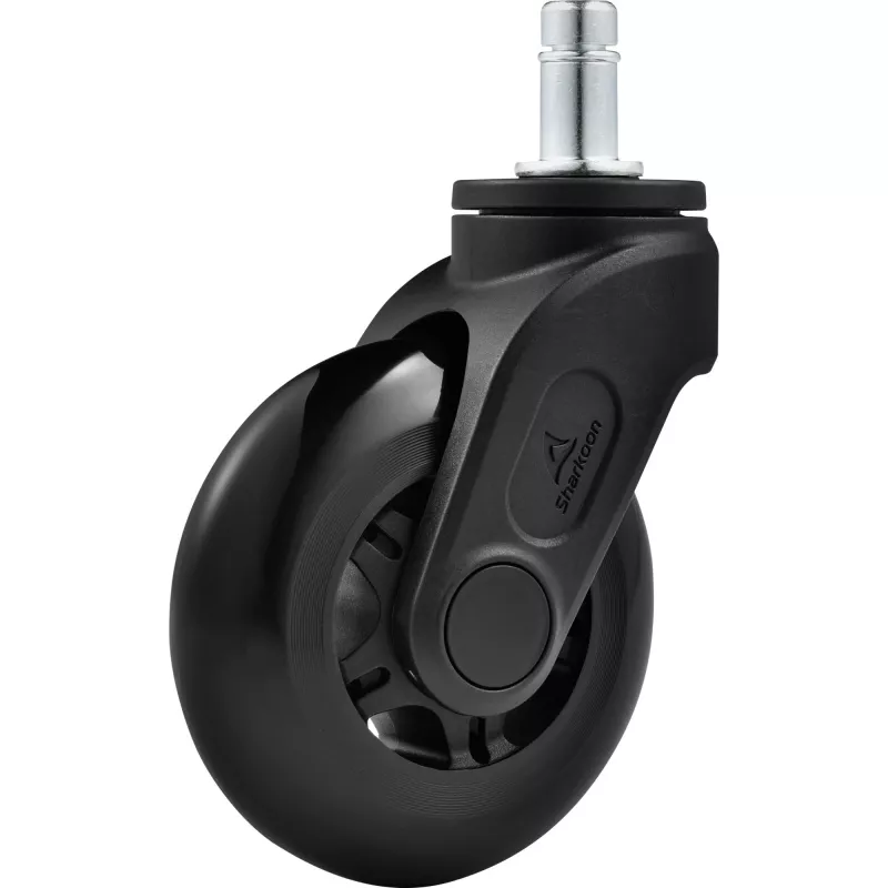 Castor wheels Sharkoon SW10 Black PU plastic