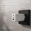 Wall charger DIGITUS DA-10303 67W GaN, 2× USB-C + 1× USB-A, 100–240V, white