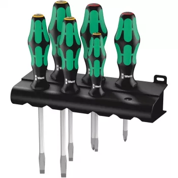 Wera Workshop Screwdriver-Set 6-piece 334 SK/6 Slotted, Phillips Phillips (05007680001)