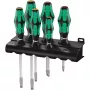 Wera Workshop Screwdriver-Set 6-piece 334 SK/6 Slotted, Phillips Phillips (05007680001)