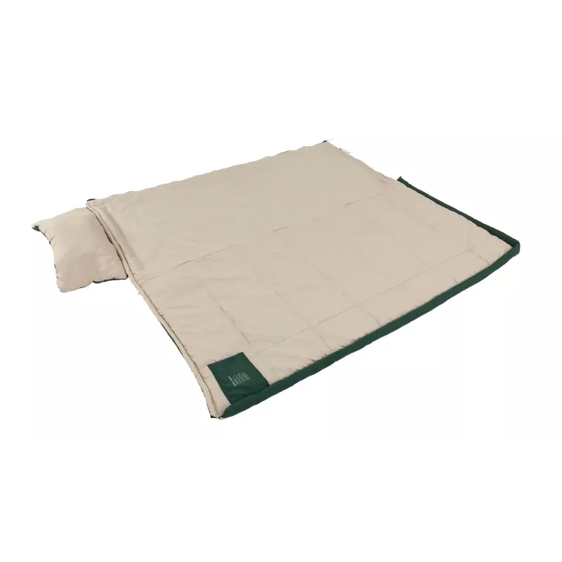 Sleeping bag Outwell Contour Prime adult rectangular polyester 850×2200 mm, max user height 190 cm, green