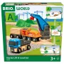 Brio World Freight Train Starter Set with Crane