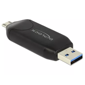 Card Reader DeLOCK 91734 USB/Micro-USB Black