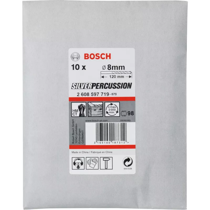 Bosch Concrete Drill Bit Set CYL-3 8mm 10-piece - Other Tool Accessory (2608597719)