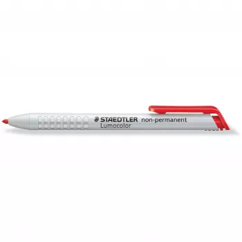 Permanent Marker Brush Tip Staedtler Lumocolor 768 Red