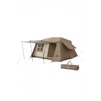 Tent Naturehike Village 13 Brown — 3–4 Person Capacity, Outdoor Camping Shelter