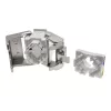 Keystone module Alantec MB005-1 Flat Stainless Steel RJ-45, female, Cat6a, AWG 22/24
