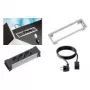 Power Extension Bachmann 317.100 0.10 m 3 AC Outlet Black Silver