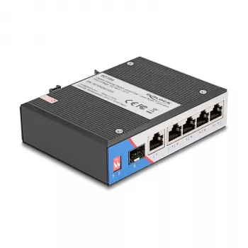 Network switch DELOCK 80164 4-Port Gigabit PoE with 1 Uplink RJ45 port