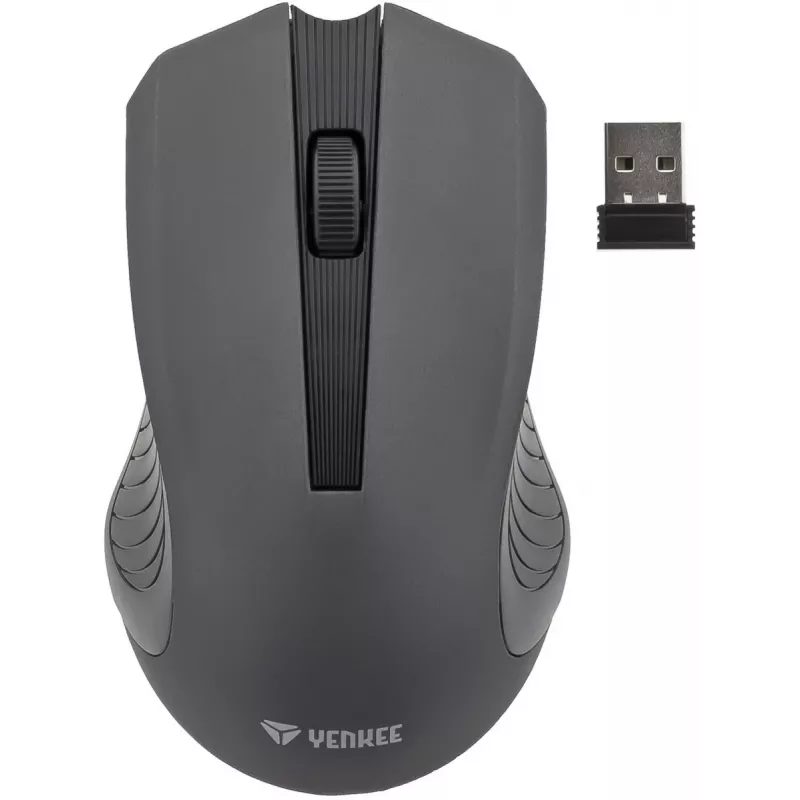 2.4GHz symmetrical wireless mouse, 3 buttons, range 10 m