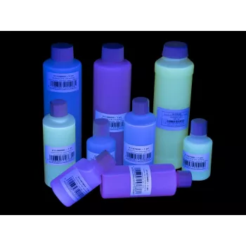 Stamping ink EUROLITE UV-active Transparent Red 50 ml, UV-visible stamping ink