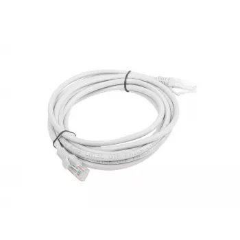 Network cable LANBERG PCU6-10CC-0300-S Cat6 U/UTP RJ-45, 3 m, grey