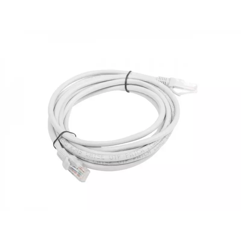Network cable LANBERG PCU6-10CC-0300-S Cat6 U/UTP RJ-45, 3 m, grey