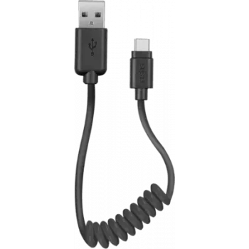 SBS TECABLETYPCSK - USB Cable - USB (M) to 24 pin USB-C (M) - 50cm - gewickelt (TECABLETYPCSK)