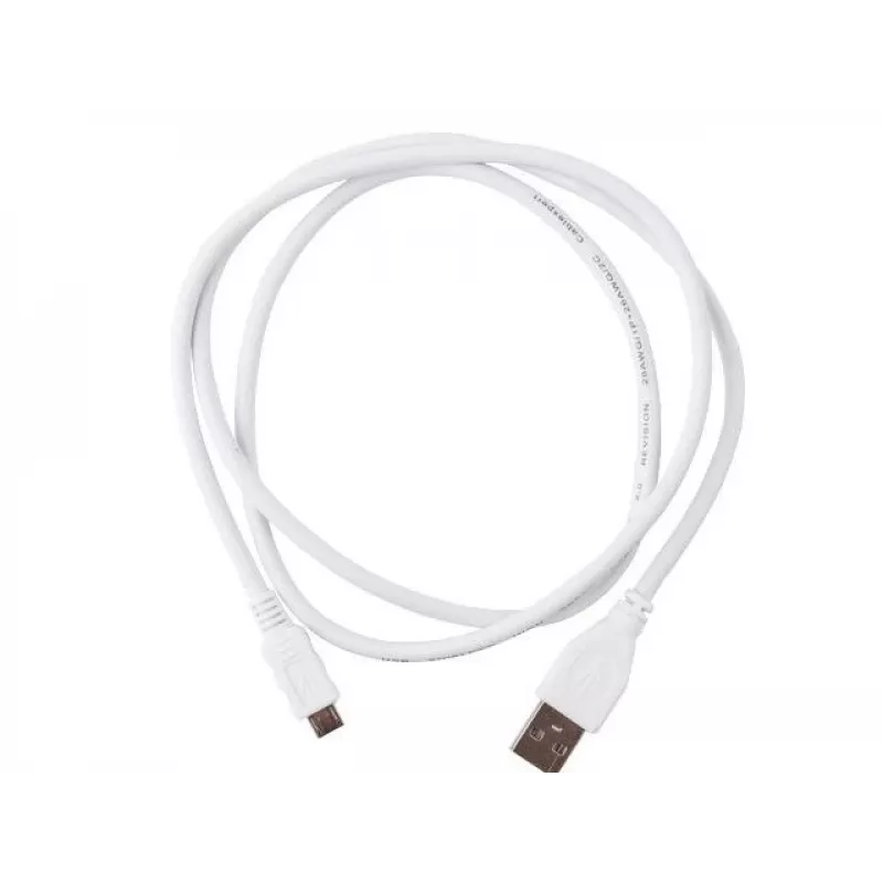 Gembird Cablexpert - USB Cable - Micro-USB Type B (M) Zu USB (M) - 1 M - Moulded - White (CCP-MUSB2-AMBM-W-1M)
