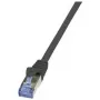 Networking Cable LogiLink Cat6a S/FTP RJ-45 1m Black