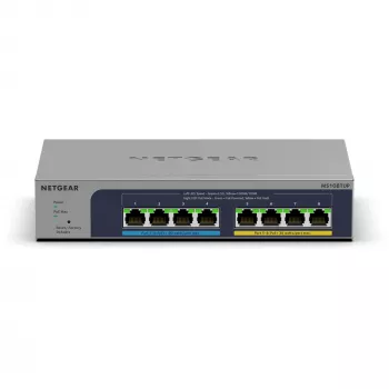 NETGEAR MS108TUP Unmanaged L2 2.5G Ethernet (100/1000/2500) Power over Ethernet (PoE) Grey