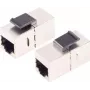 Keystone module ShiverPeaks S/CONN 08-10009 Flat Silver RJ-45