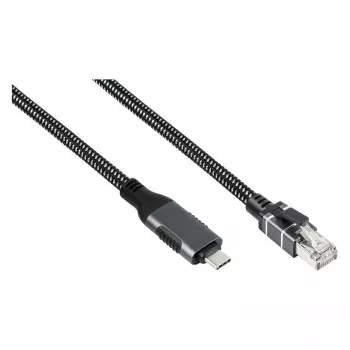 Good Connections Ethernet-Cable USB-C RJ45, Anthracite, 5,0m