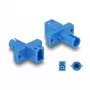 DeLOCK Optical Fiber Hybrid Coupler LC Simplex female to ST Simplex female blue