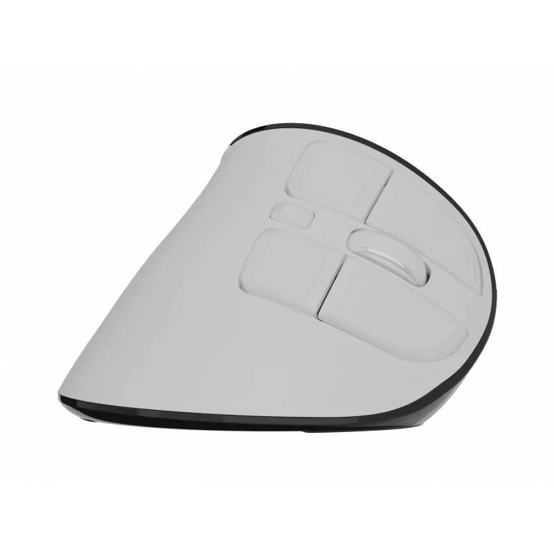 Wireless Vertical Mouse NATEC Euphoniе Pro Bluetooth 5.0, 4000 DPI, Programmable, Silent, White