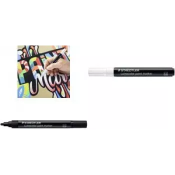 Staedtler Lumocolor White Marker 1 pc Writing Colour White