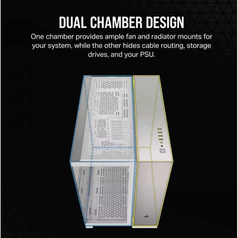 Corsair CC-9011285-WW computer case Midi Tower Grey, White