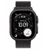 Smartwatch Apple Watch Ultra 3 GPS + Cellular 49mm Black Titanium Case with Black Titanium Milanese Loop Medium