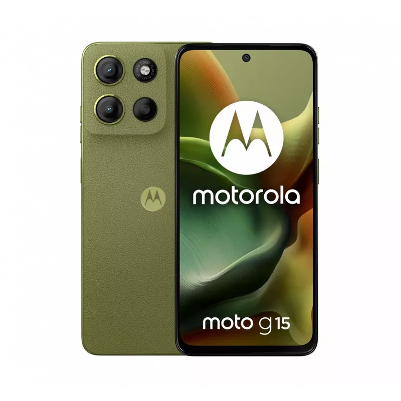Motorola moto g15 17.1 cm (6.72 inch) Dual SIM Android 15 4G USB Type-C 8 GB 128 GB 5200 mAh Green