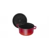 Staub 40509-840-0 cast iron roasting pan 5.2 L red