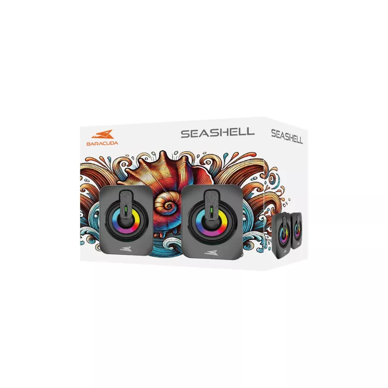 Baracuda Seashell BGSP-011 Black — decorative seashell accessory