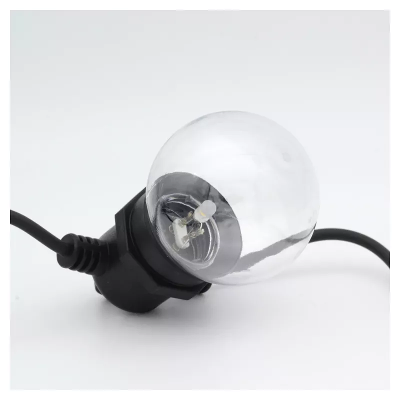 String light RealPower 463614 LED 12 lamps warm white 4.9 m battery-powered (AA)