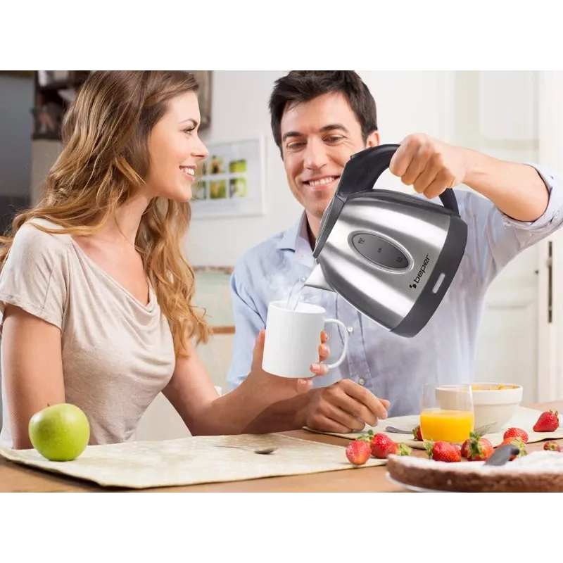 Electric kettle Beper P101BOL001 1.7L 2200W Black